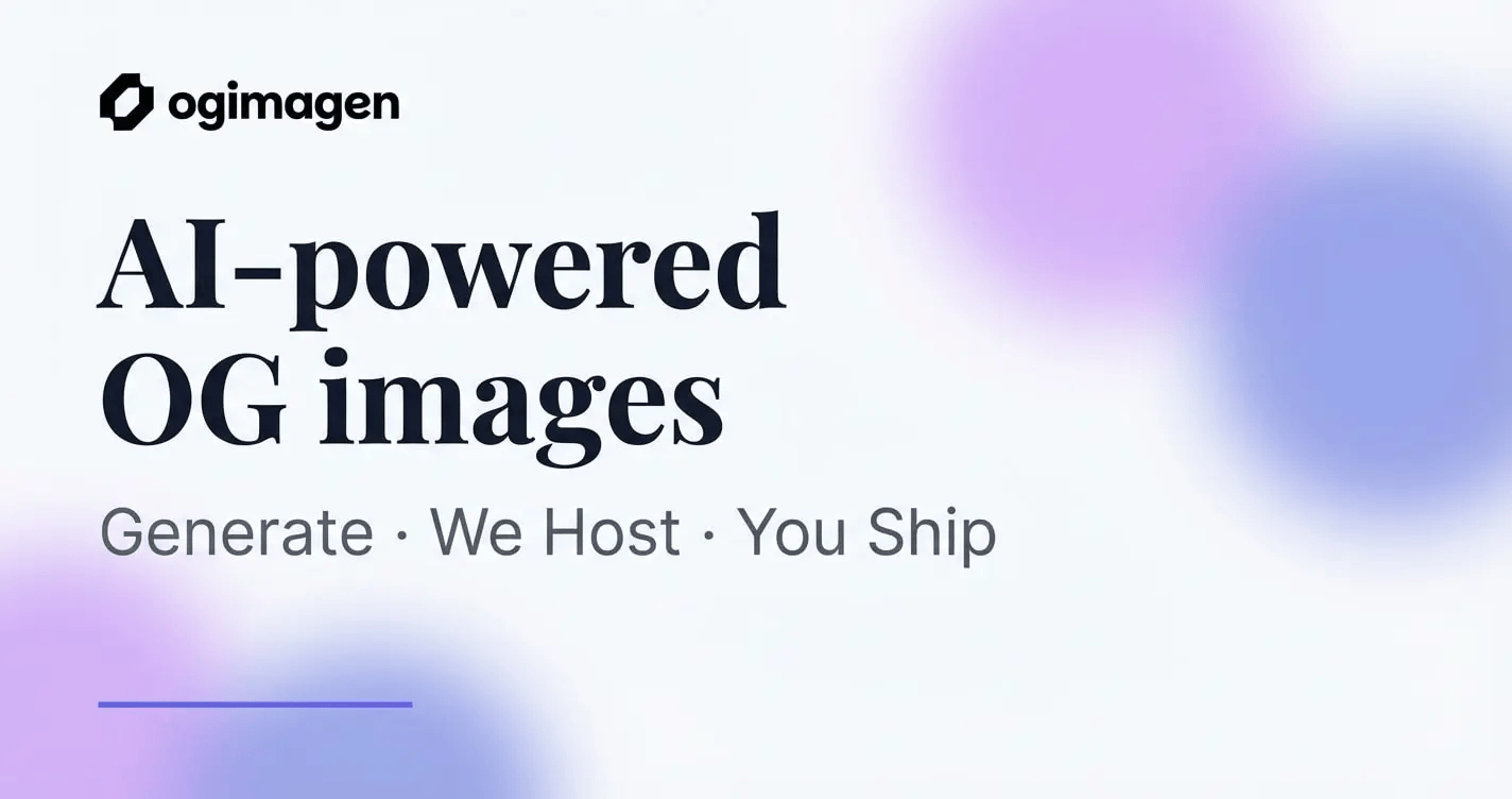 I Built OGImagen Because I Was Tired of the Same 30-Minute Tax on Every Launch